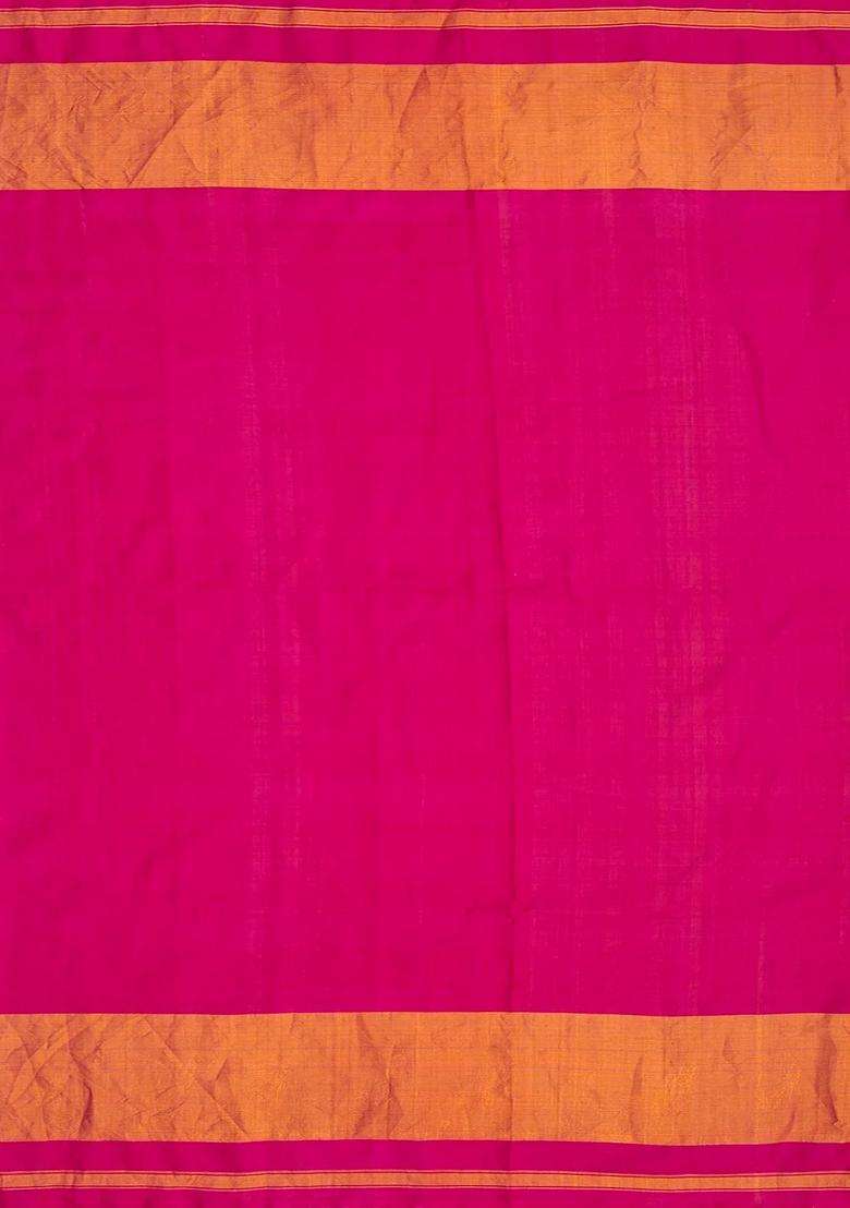 Yellow Handwoven Bandhani Silk Saree With Chevron Motifs Yellow With Printed Design For Women - Indya