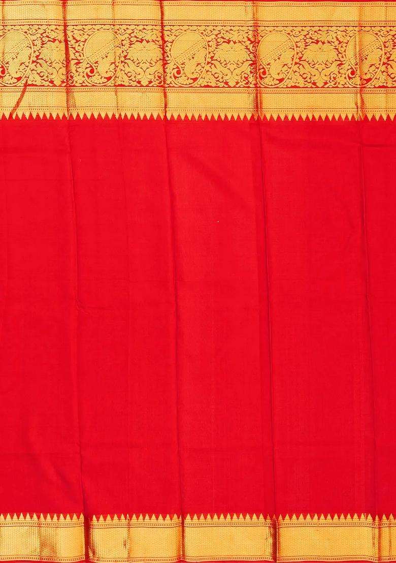 Black Handloom Uppada Silk Saree With Floral Motifs With Buttas And Brocade Design For Women - Indya