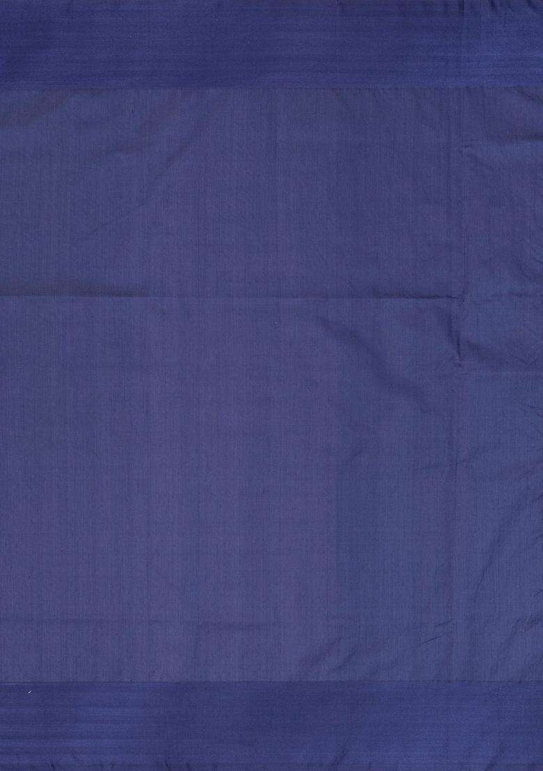 Purple Handloom Banarasi Organza Silk Saree With Buttas Meena Border With Buttas And Brocade Design For Women - Indya
