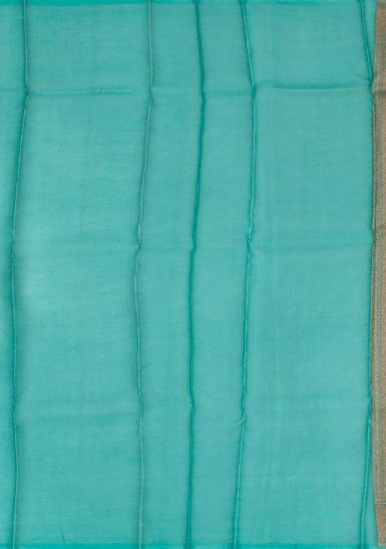 Dusty Pink Handloom Banarasi Organza Silk Saree With Floral Motifs With Buttas And Brocade Design For Women - Indya