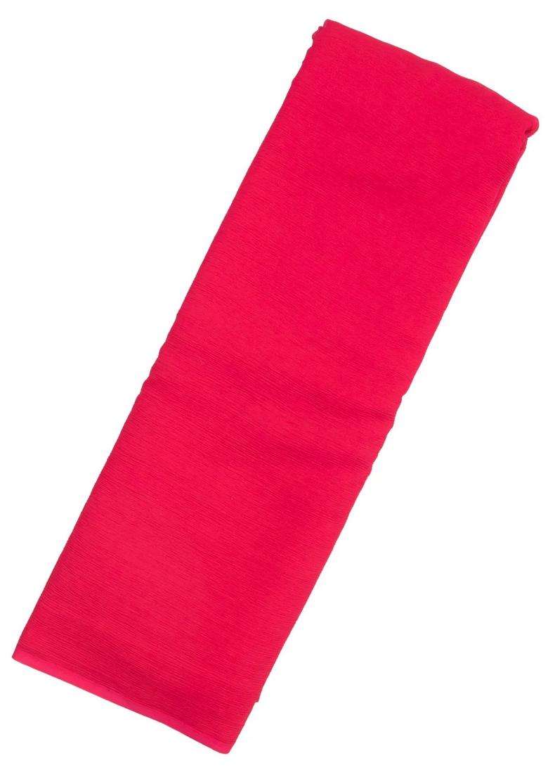 Hot Pink Woven Mysore Silk Crepe Saree With Contrast Blouse With Traditional Woven Design For Women - Indya
