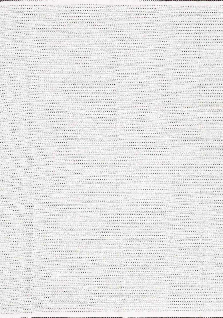 White Handloom Tussar Silk Saree With Printed Floral Motifs For Women - Indya
