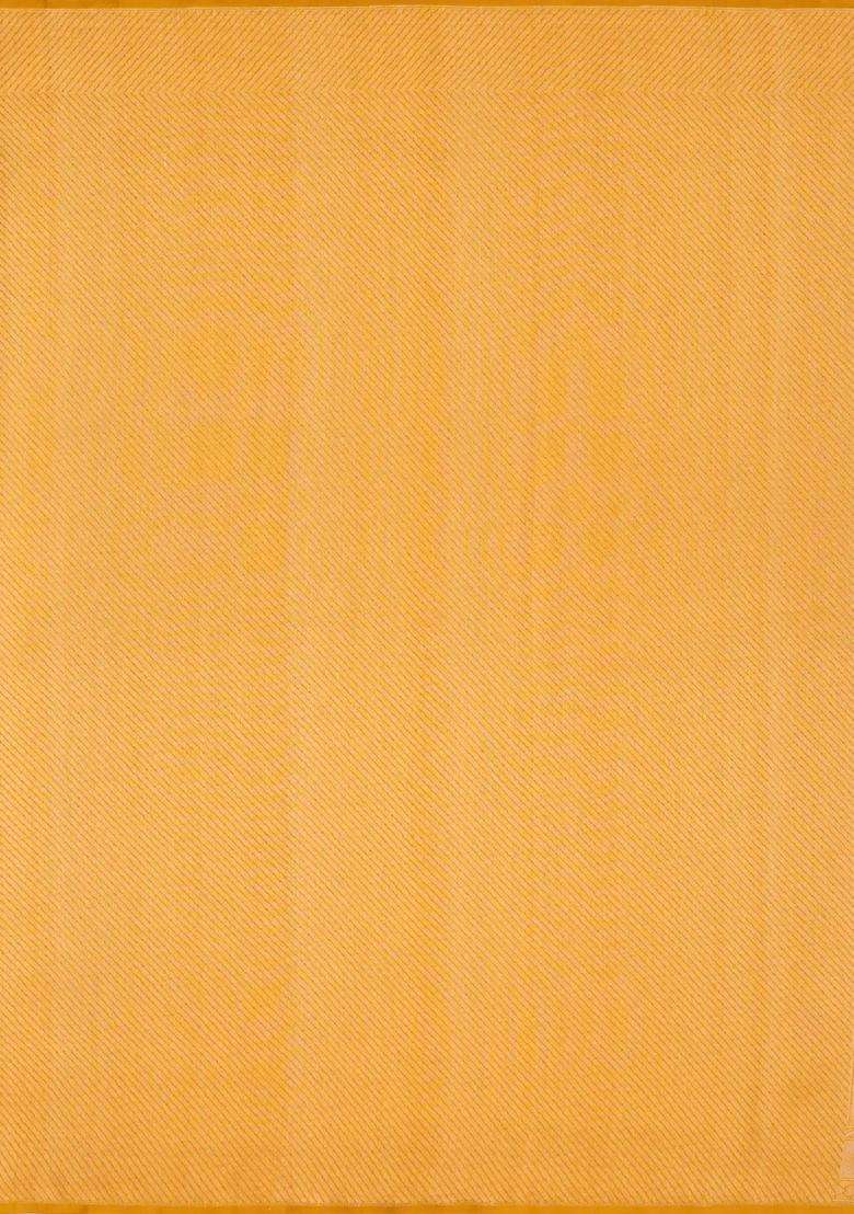 Peach Handloom Organza Soft Silk Saree With Jaal Motifs With Buttas And Brocade Design For Women - Indya