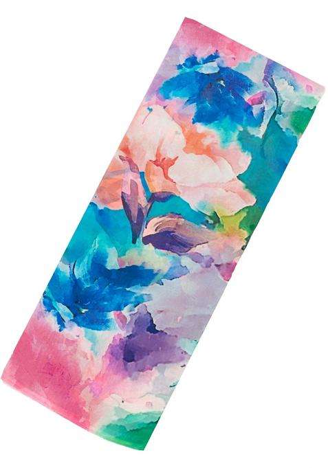 Multi Colour Woven Georgette Silk Saree With Printed Abstract Motifs For Women