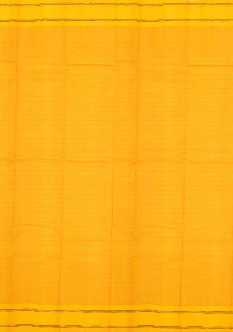 Crimson Handloom Rasipuram Cotton Saree With Contrast Silk Border With Traditional Woven Design For Women - Indya