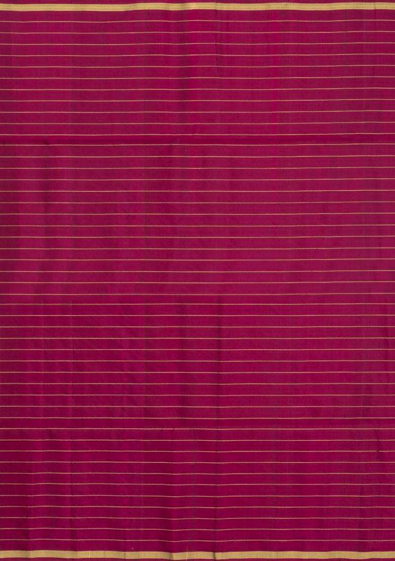 Dark Green Handloom Soft Silk Saree With Zari Checks Buttas With Buttas And Brocade Design For Women - Indya