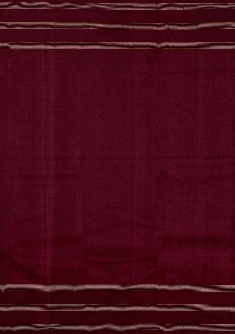 Mustard Handloom Soft Silk Saree With Stripes Buttas With Buttas And Brocade Design For Women - Indya