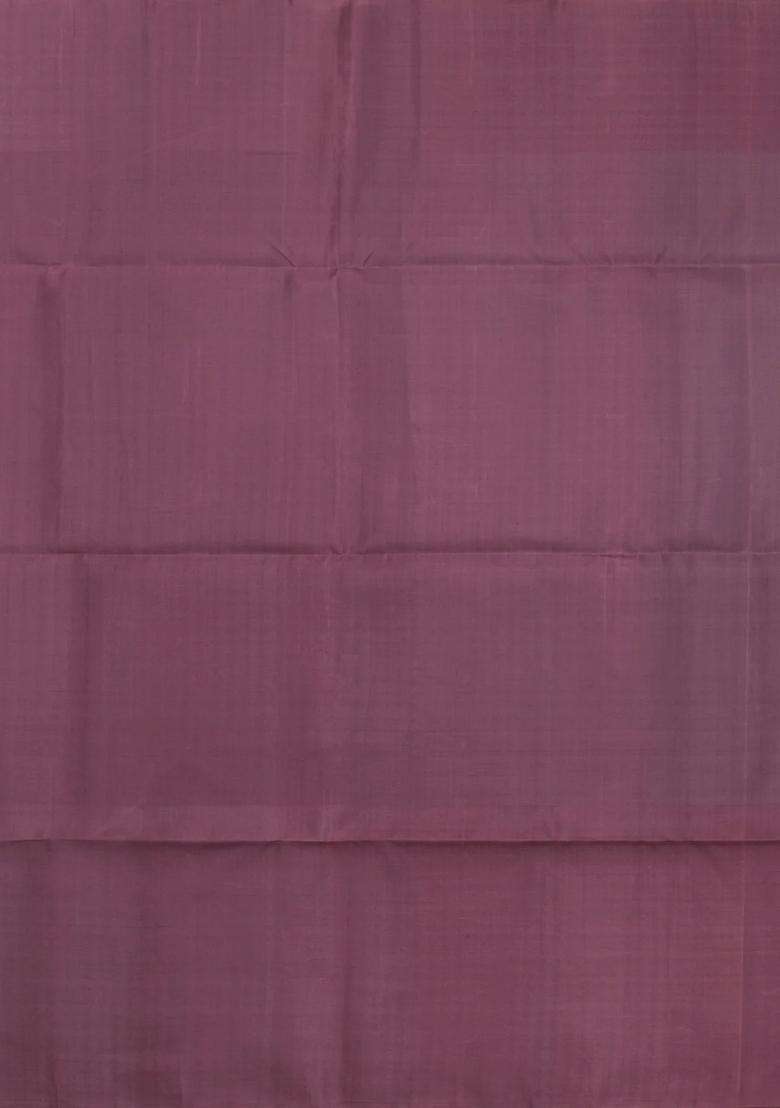 Sky Blue Handloom Soft Silk Saree With Contrast Floral Border With Traditional Woven Design For Women - Indya