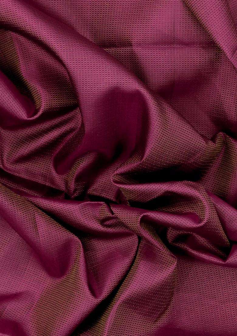 Pink Handloom Soft Silk Saree With Checks Contrast Border With Buttas And Brocade Design For Women - Indya