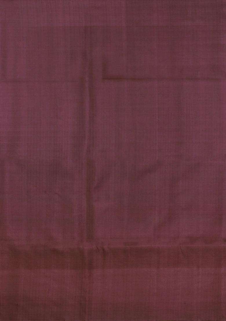 Pink Handloom Soft Silk Saree With Checks Contrast Border With Buttas And Brocade Design For Women - Indya