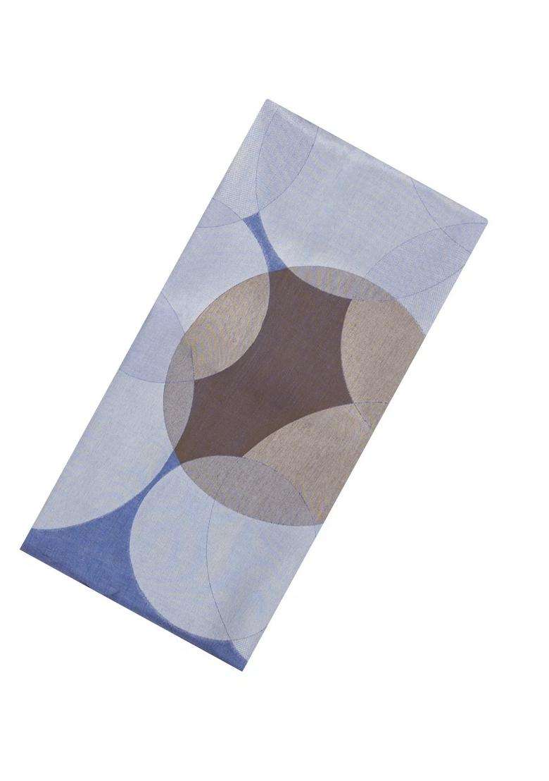 Steel Blue Woven Art Dupion Art Silk Saree With Abstract Motifs With Buttas And Brocade Design For Women - Indya