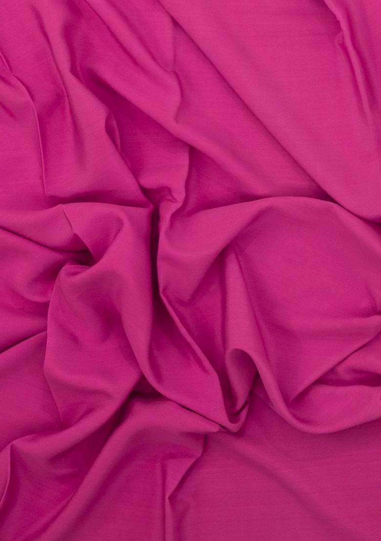 Pink Woven Mysore Silk Crepe Saree With Pure Zari Border With Traditional Woven Design For Women - Indya