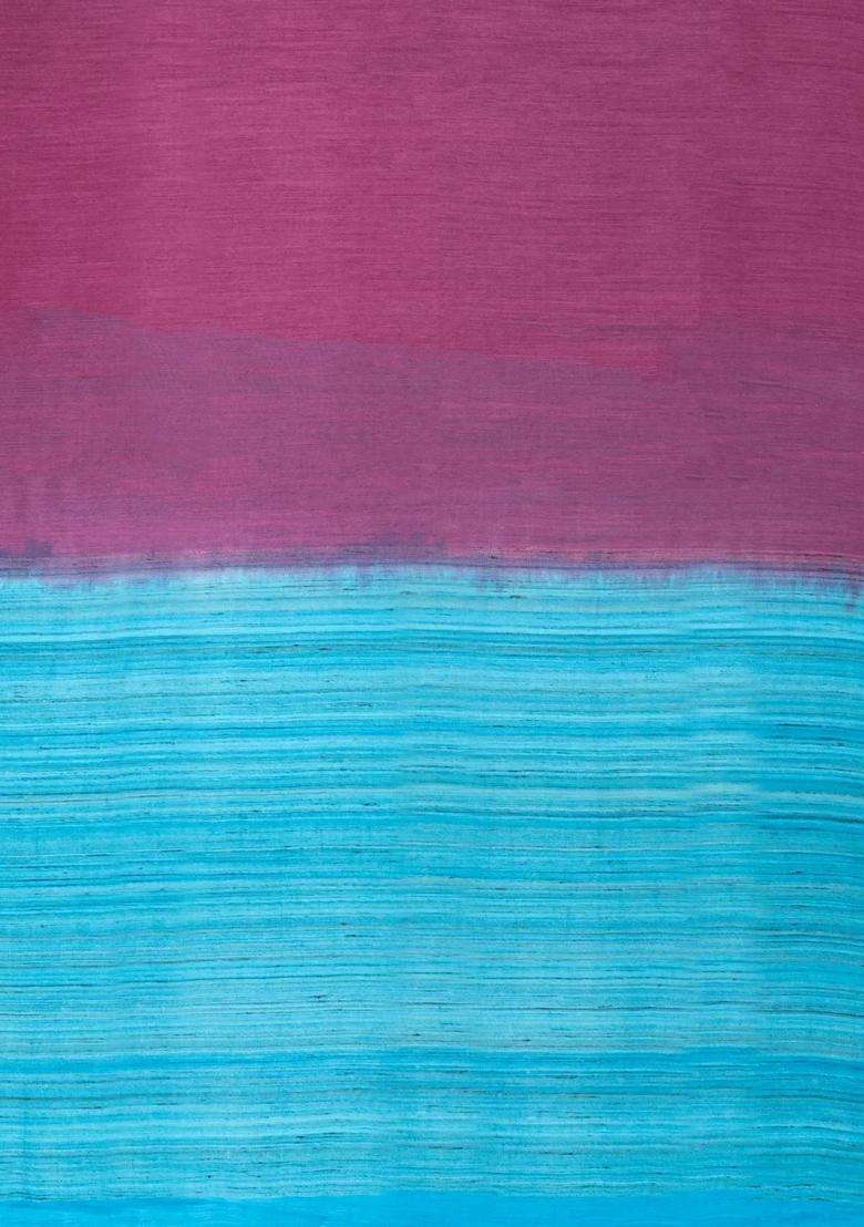 Default Title Chestnut Pink Woven Tussar Silk Saree With Contrast Pallu With Traditional Woven Design For Women - Indya