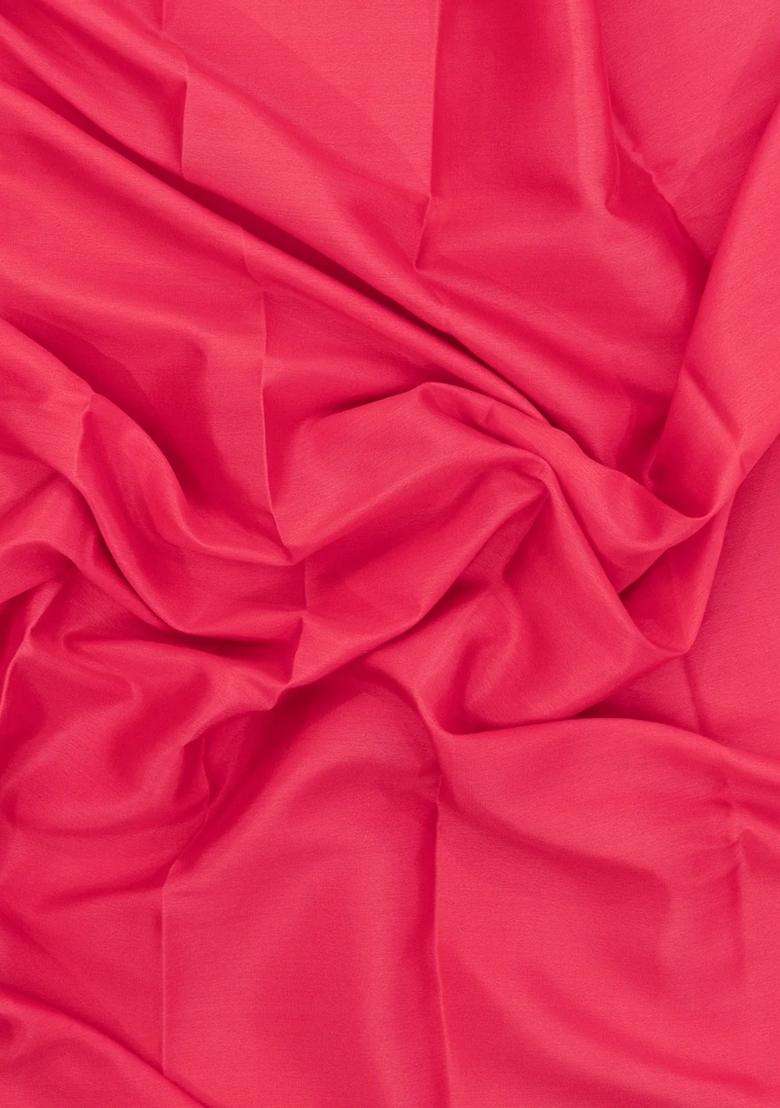 Peach Woven Mysore Silk Crepe Saree With Floral Border With Traditional Woven Design For Women - Indya