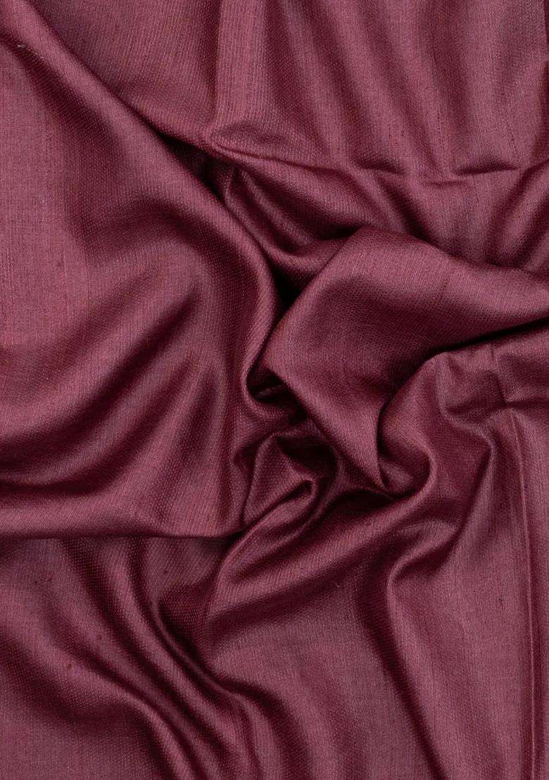 Chestnut Pink Chesnutt Pink Woven Tussar Saree With Zari Border With Traditional Woven Design For Women - Indya