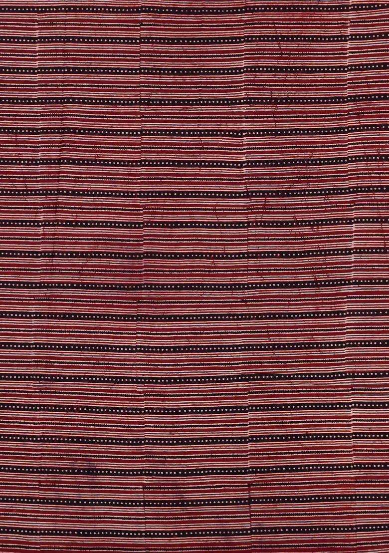 Beige Woven Bengal Cotton Saree With Buttas Contrast Border With Buttas And Brocade Design For Women - Indya