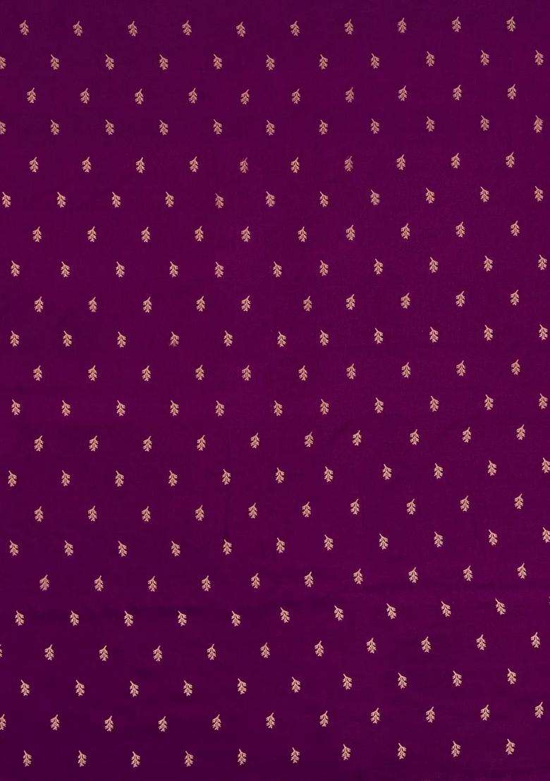 Peach Maroon Woven Blended Viscose Half Half Art Silk Saree With Checks And Stripes Design For Women - Indya