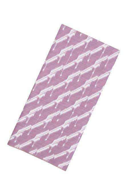 Dusty Pink Woven Art Linen Saree With Floral Motifs With Buttas And Brocade Design For Women