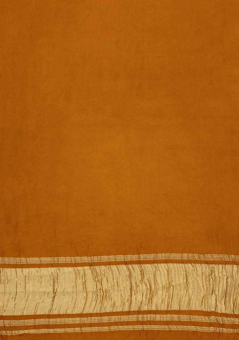 Turmeric Yellow Woven Modal Silk Saree With Zari Pallu With Traditional Woven Design For Women - Indya