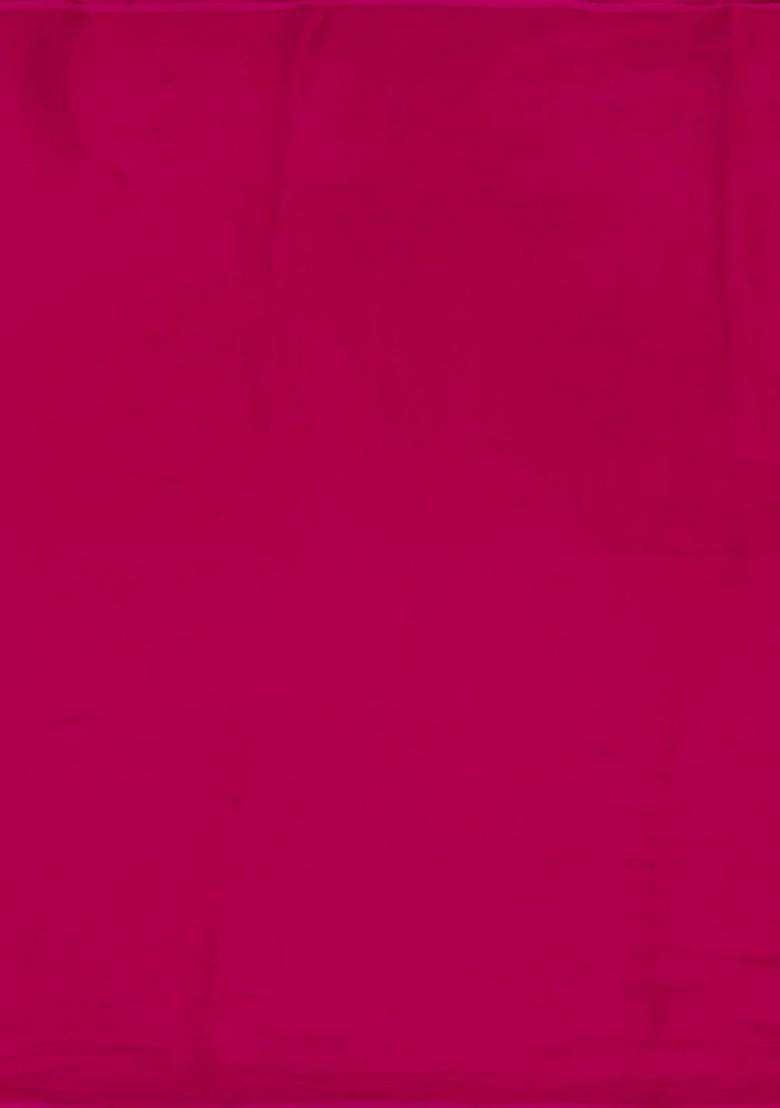 Crimson Woven Pure Modal Silk Saree With Zari Pallu With Traditional Woven Design For Women - Indya