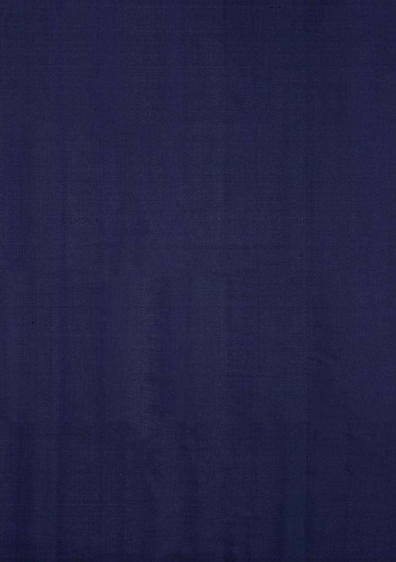 Purple Handloom Soft Silk Saree With Floral Stripes With Checks And Stripes Design For Women - Indya