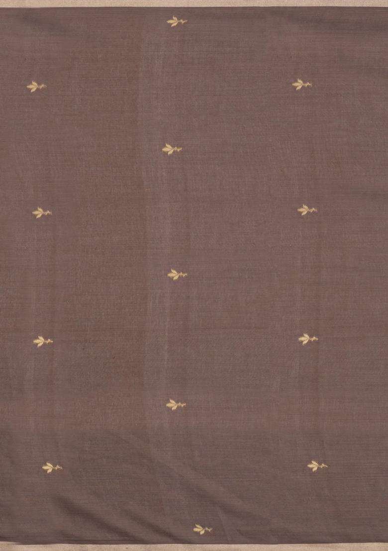 Yellow Printed Blended Exclusive Chanderi Silk Cotton Saree With Jhalar For Women - Indya