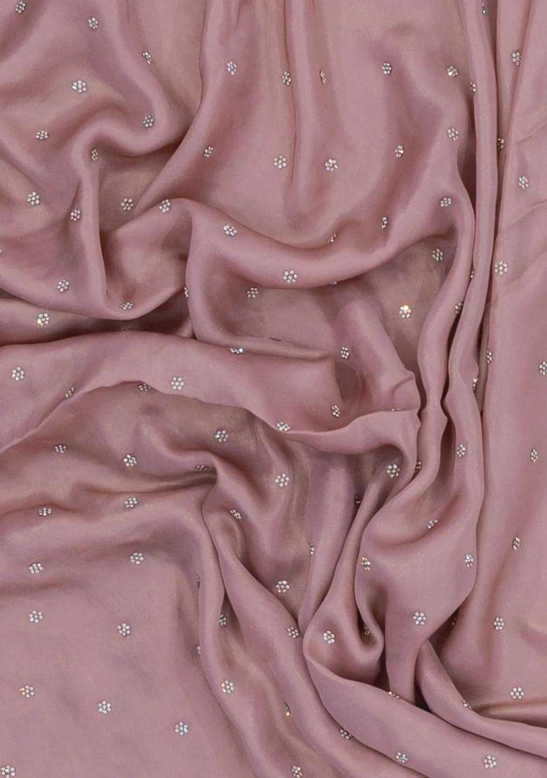 Peach Woven Synthetic Blended Art Silk Saree With Embroidered Motifs For Women - Indya