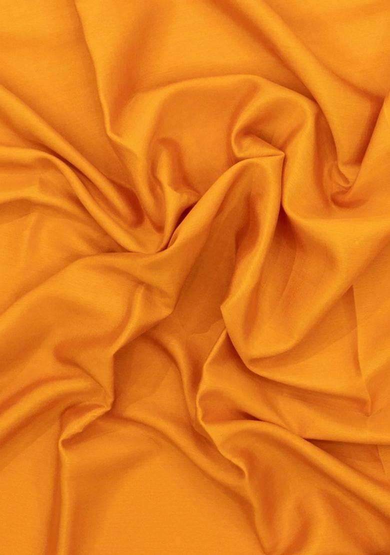 Mustard Woven Mysore Silk Saree With Zari Border With Traditional Woven Design For Women - Indya