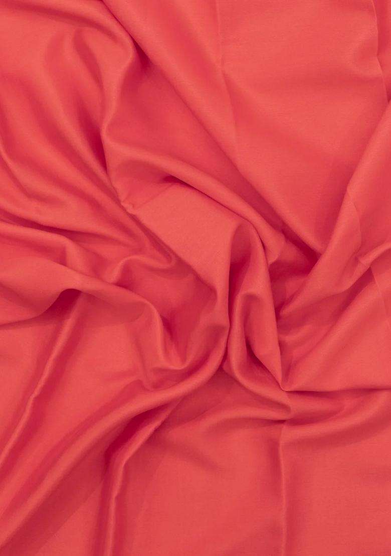 Peach Woven Mysore Silk Saree With Zari Border With Traditional Woven Design For Women - Indya