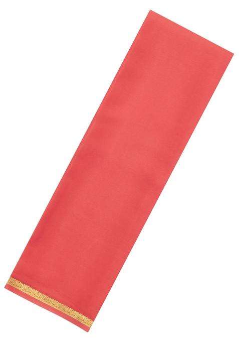 Peach Woven Mysore Silk Saree With Zari Border With Traditional Woven Design For Women