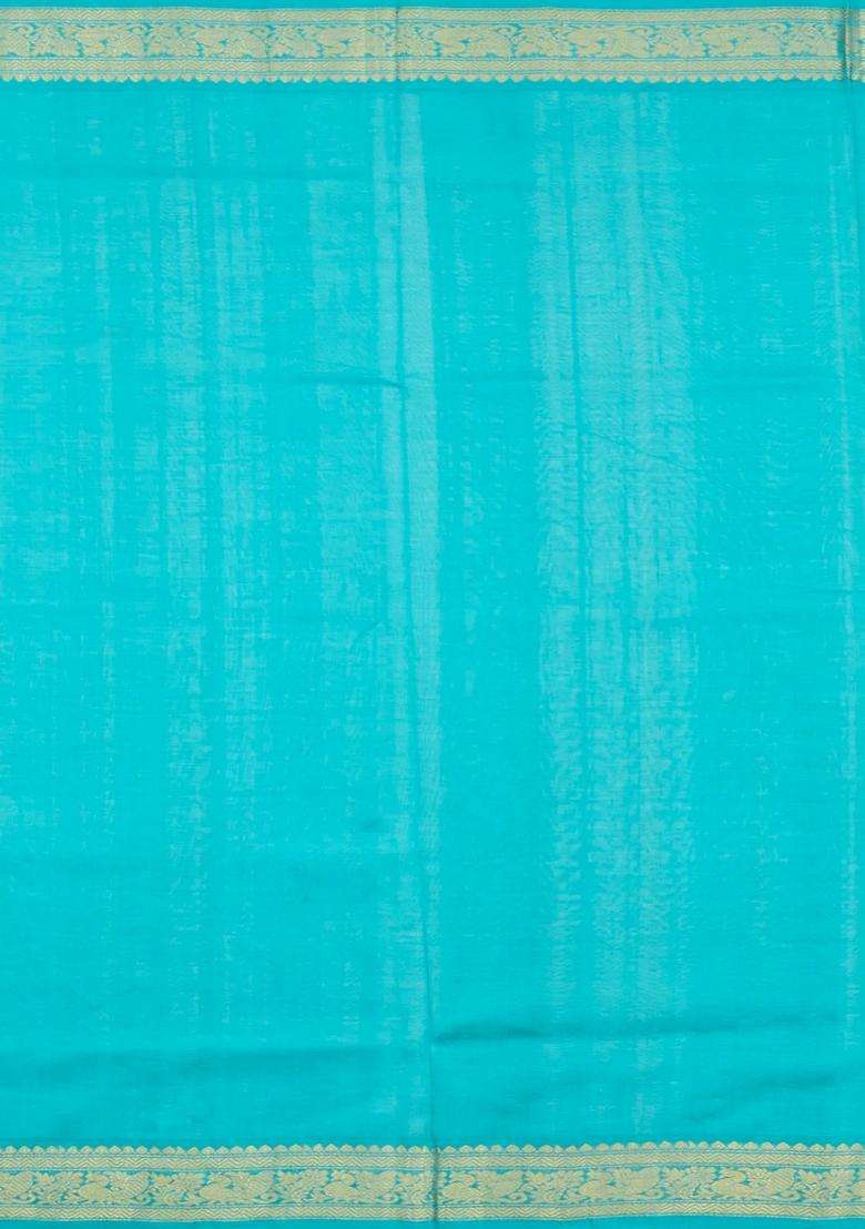 Maroon Handloom Silk Cotton Saree With Checks Buttas With Buttas And Brocade Design For Women - Indya