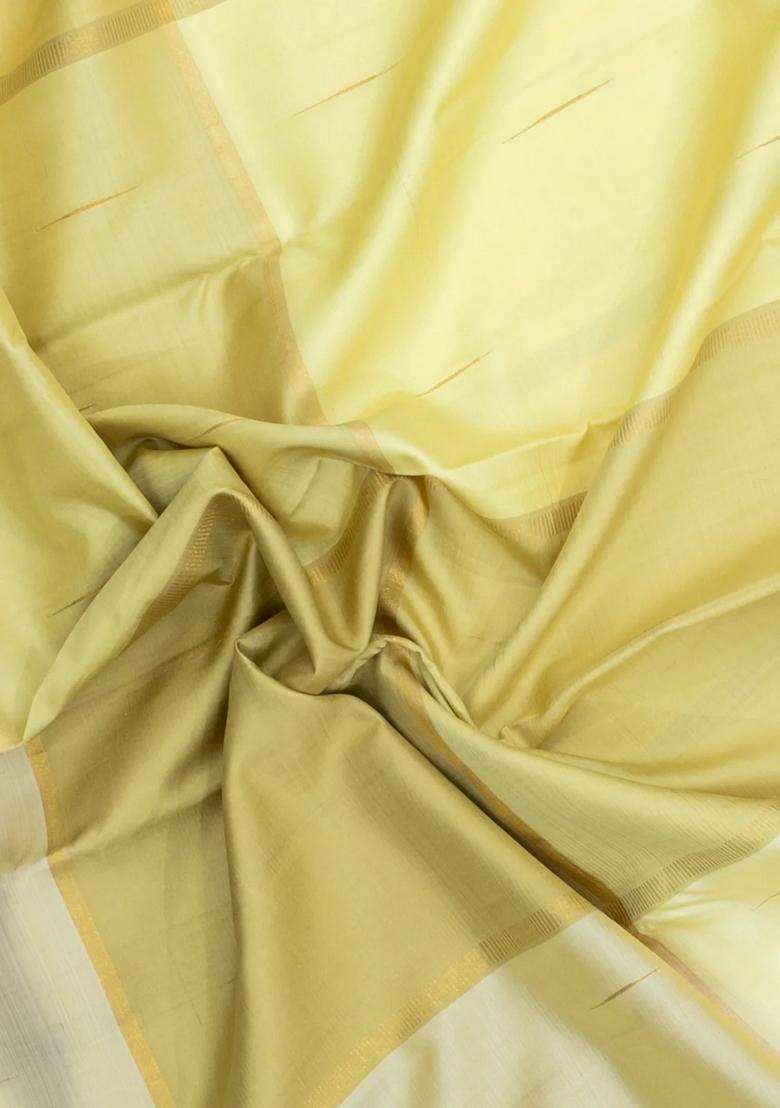 Multi Colour Handloom Kanchipuram Silk Saree With Checks Buttas With Buttas And Brocade Design For Women - Indya
