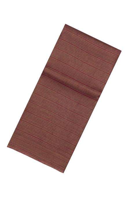 Brown Woven Tussar Tissue Silk Saree With Checks With Checks And Stripes Design For Women