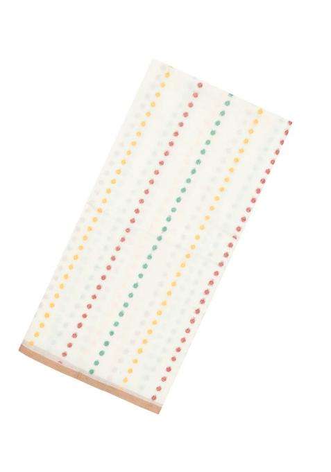 White Handloom Bengal Cotton Saree With Floral Motifs With Buttas And Brocade Design For Women
