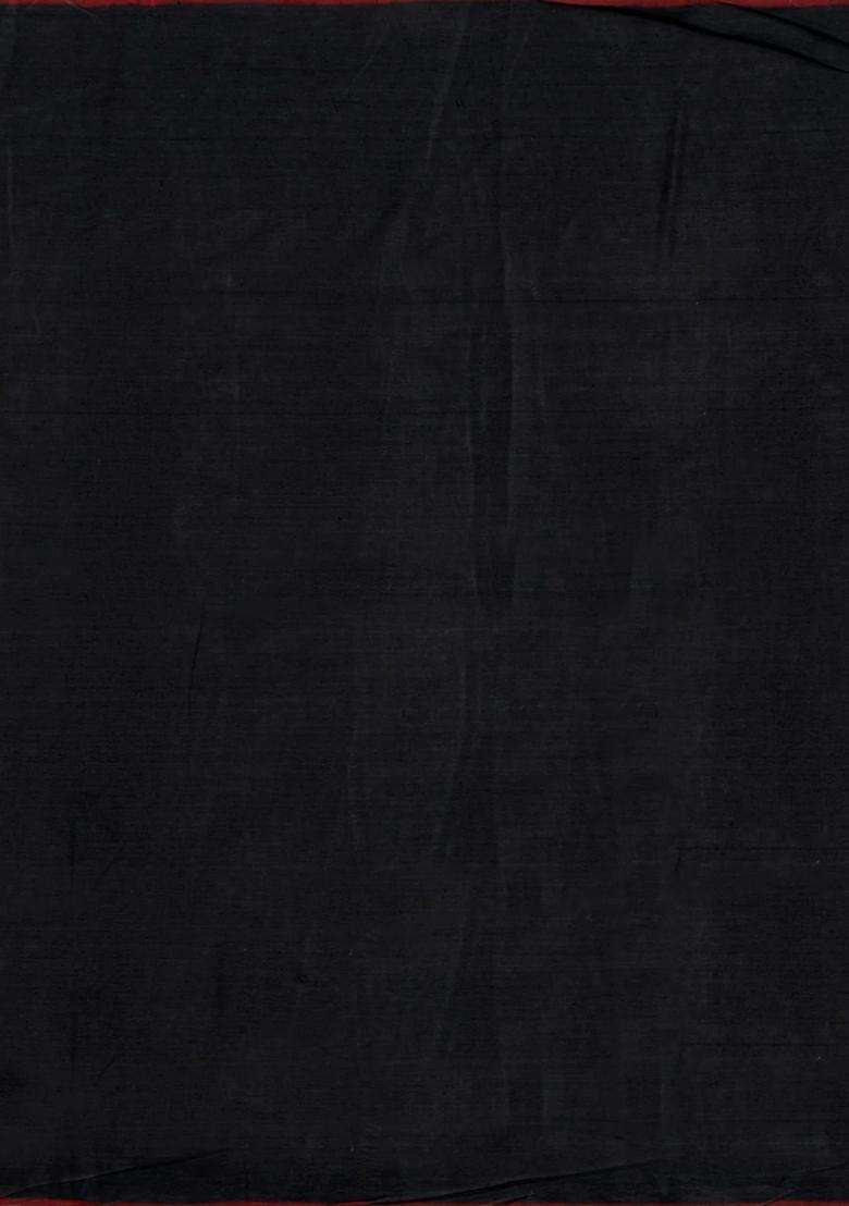 Black Handloom Bengal Cotton Saree With Meena Buttas With Buttas And Brocade Design For Women - Indya