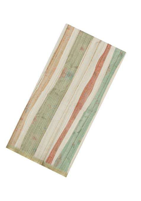 Multi Colour Printed Synthetic Tussar Silk Saree With Zari Border For Women