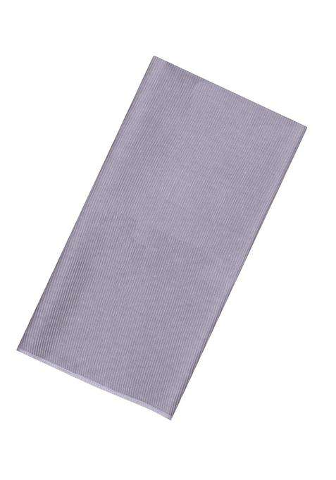Grey Woven Tussar Silk Saree With Stripes With Checks And Stripes Design For Women