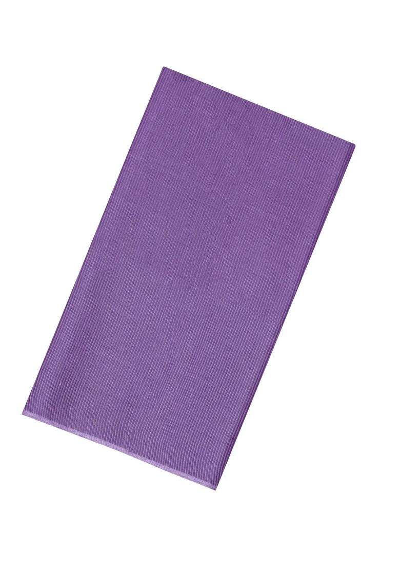 Lilac Woven Tussar Silk Saree With Stripes With Checks And Stripes Design For Women - Indya