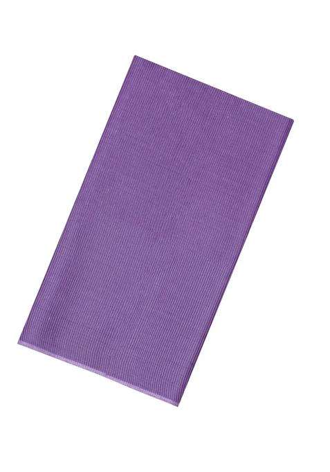 Lilac Woven Tussar Silk Saree With Stripes With Checks And Stripes Design For Women