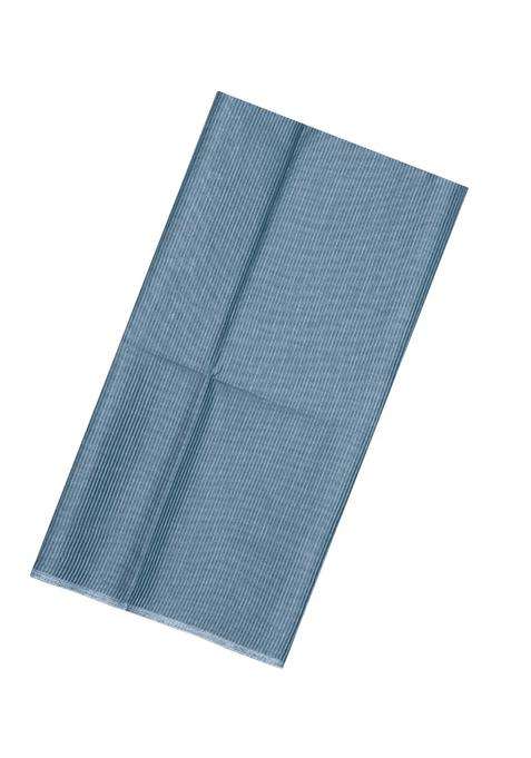 Shadow Green Woven Tussar Silk Saree With Stripes With Checks And Stripes Design For Women