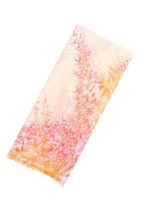 Cream Printed Synthetic Linen Saree With Abstract Motifs For Women