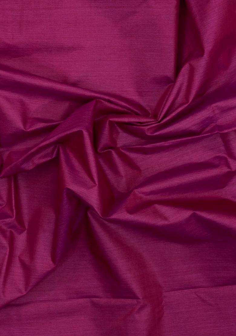 Pink Woven Tussar Silk Saree With Zari Border With Traditional Woven Design For Women - Indya