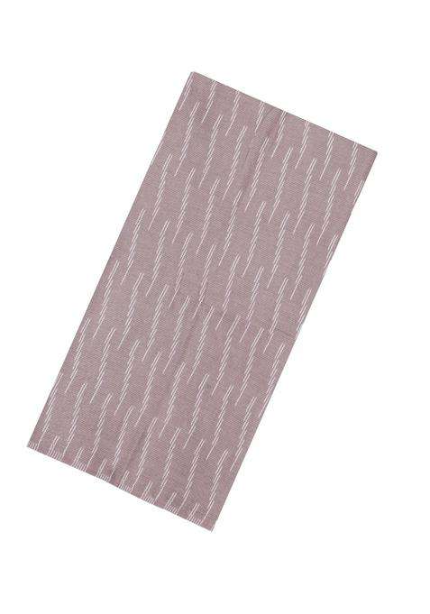 Taupe Woven Art Bhagalpur Cotton Art Silk Saree With Thread Zari Stripes With Checks And Stripes Design For Women