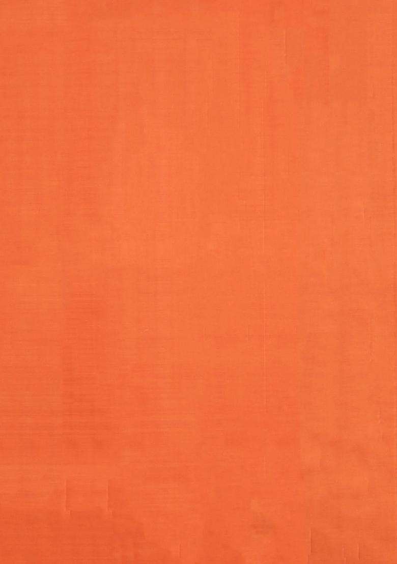 Dusty Pink Handloom Kanchipuram Silk Saree With Annam Chakaram Motifs With Buttas And Brocade Design For Women - Indya
