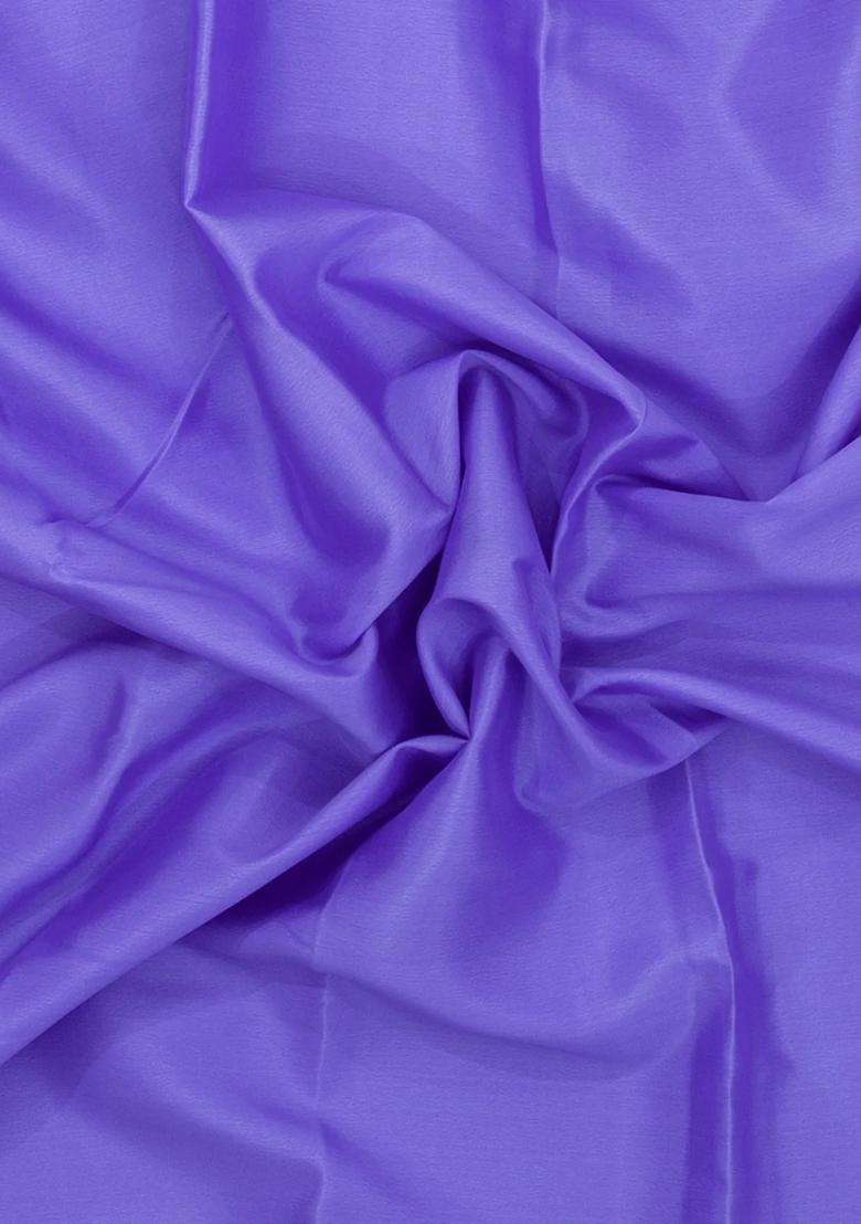 Lavander Lavender Woven Mysore Silk Saree With Contrast Zari Border With Traditional Woven Design For Women - Indya