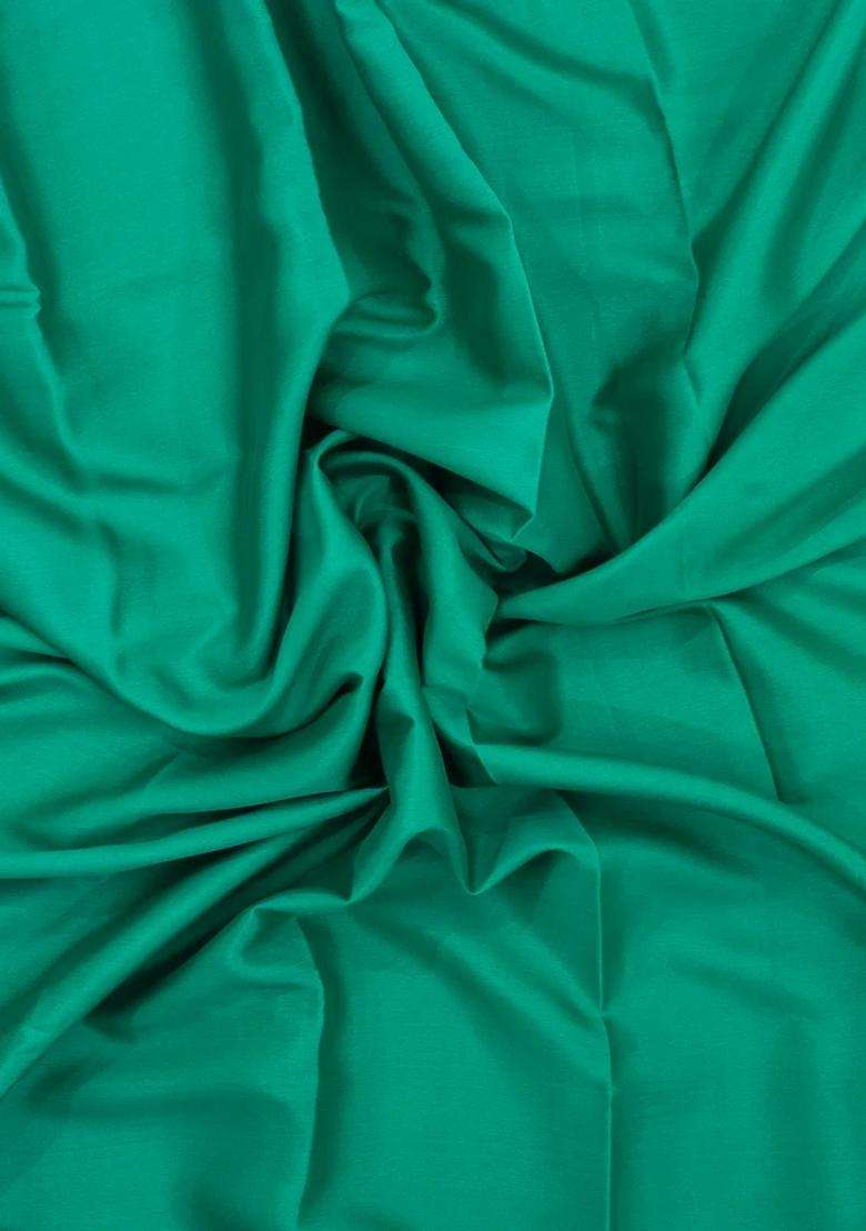 Green Woven Mysore Silk Saree With Contrast Border With Traditional Woven Design For Women - Indya