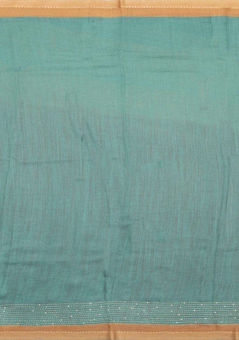 Multi Colour Printed Tussar Silk Saree With Abstract Motifs For Women - Indya
