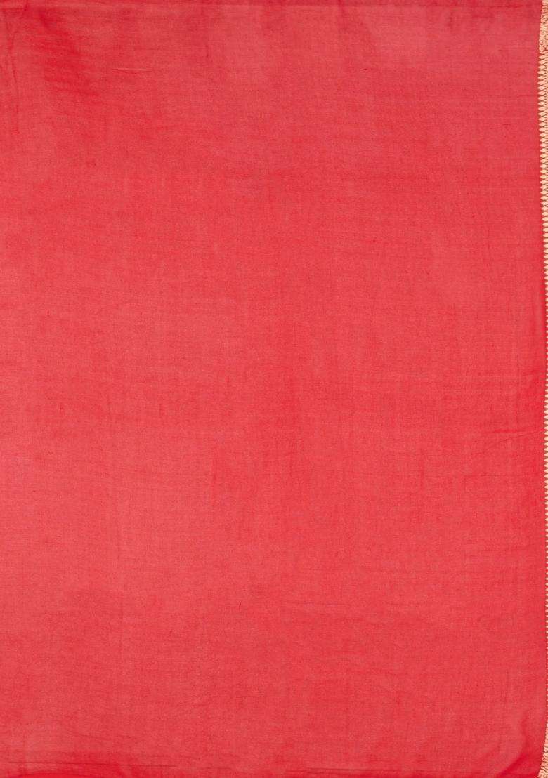 Blue Handloom Banarasi Khaddi Georgette Silk Saree With Contrast Border With Buttas And Brocade Design For Women - Indya