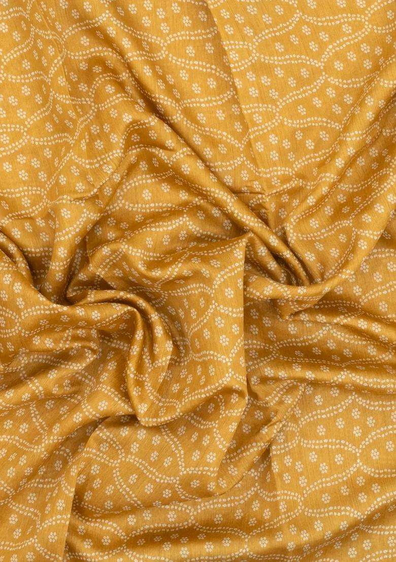 Sandal Pink Printed Tussar Silk Saree With Floral Motifs For Women - Indya