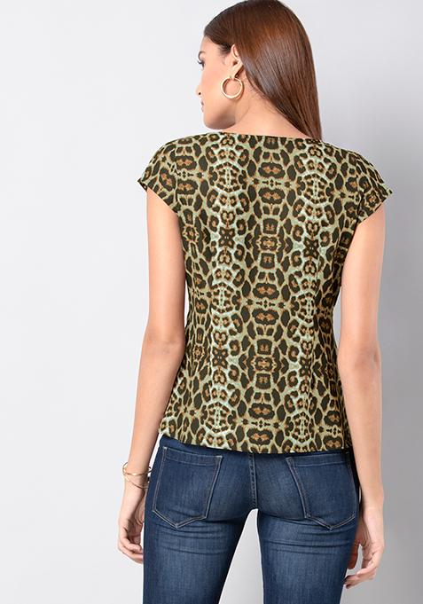 matalan ladies leopard print tops